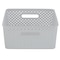 Simplify Storage Bin, Plastic, White, 9.8 in H, 7.8 in W, 9.8 in L 25167-WHITE - alternate 6